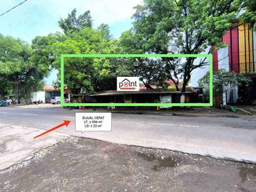 tanah strategis utk usaha area cafe & resto di penumping solo kota luas 596m