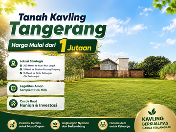 Kavling Tanah Murah SHM 1 Jt-an Dekat Alun-Alun Legok