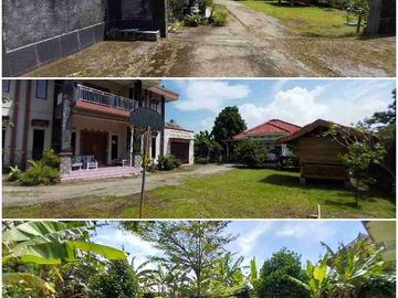 dijual rumah villa besar halaman luas dua rumah sejuk asri aman dekat taman, daerah villa