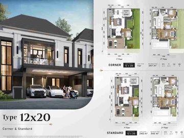 Luxury House Spacious Balcony Design Matera Signature At Gading Serpong