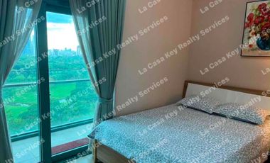 For Lease/Rent 2 bedroom with balcony facing Golf Course - near Burgos Circle/Forbestown BGC