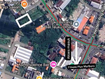 Tanah 11 Are Cocok untuk Gudang di Area Teuku Umar Barat Denpasar