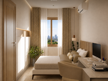 Premium Family Room 2Br High Floor Golden Prima Residence Medan