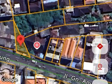 DIJUAL: Tanah Strategis Pinggir Jalan Utama 740m² Main Road Jl. Gunung Agung Denpasar