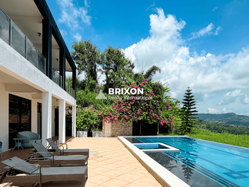 ₱60M Luxury Hillside 4BR House with Panoramic Views for Sale in Clark Freeport Zone | Sun Valley