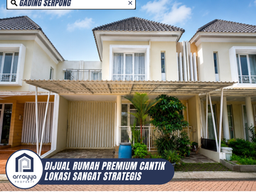 DIJUAL RUMAH 2 LANTAI CANTIK LINGKUNGAN ASRI DI GADING SERPONG (DM100)