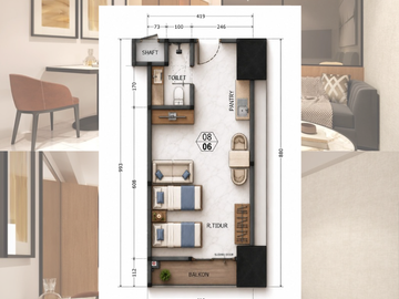 Studio Platinum 41,5M² High Floor Golden Prima Residence Medan