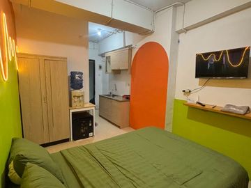 Sewa Apartemen Studio Grand Asia Afrika Murah
