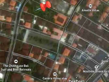DIJUAL / FREEHOLD : Tanah Berisi Bangunan Villa Jl. Kubu Manyar, Batu Bolong, CANGGU BALI