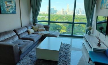 Fully Furnished 2BR Corner Unit with Golf Course View at 8 Forbestown Road, BGC