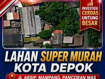 JUAL TANAH BONUS GUDANG JL ARSIP MAMPANG DEPOK