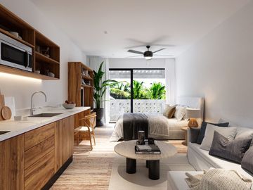 Apartamento 1 y 2 recámaras en el corazón de playa del carmen