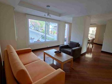 Suite Amoblada de alquiler con terraza y vista. Bellavista