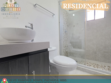 CASA EN VENTA EN PROVENZA RESIDENCIAL PACHUCA, MODELO 