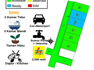 965 Rumah Baru 2 Lt Ready Stock di Jatisampurna Kota Bekasi