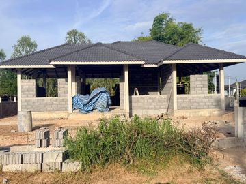 Two Brand-New 3-Bedroom Homes Under Construction, For Sale in Peaceful Ban Lueam, Udon Thani, Thailand