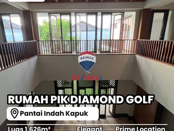 Dijual Rumah PIK Taman Golf Timur uk 1626m2 MODEL RESORT HITUNG TANAH Interior Ternama at Jakarta Utara