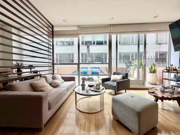 Exclusivo apartaestudio en venta en El Virrey con amplias terrazas privadas