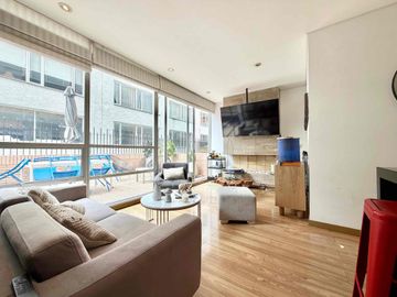 Exclusivo apartaestudio en venta en El Virrey con amplias terrazas privadas