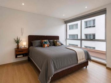 Exclusivo apartaestudio en venta en El Virrey con amplias terrazas privadas
