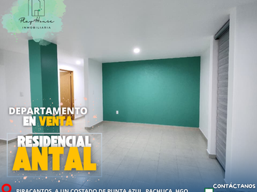 RENTA DE DEPARTAMENTO EN ANTAL RESIDENCIAL, PACHUCA