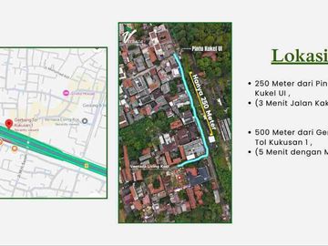 Rumah kost dekat kampus UI bisa jalan kaki