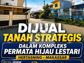 DIJUAL TANAH DALAM KOMPLEKS PERMATA HIJAU LESTARI, HERTASNING - MAKASSAR