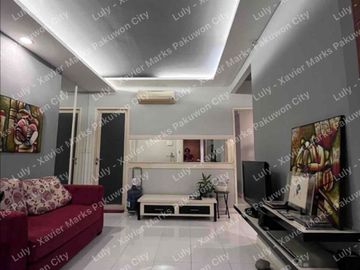 Dijual Apartemen Eastcoast Residence Interior Mewah 2BR Dijadikan 1 BR Tower Topaz Lt 16 Sebelah Hoky Pakuwon City Surabaya Timur