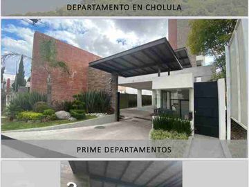RENTA DE DEPARTAMENTO AMUEBLADO A 5 MINUTOS DE LA UDLAP