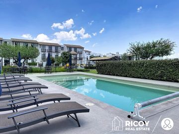 Departamento en planta baja y con jardín en El Refugio Querétaro