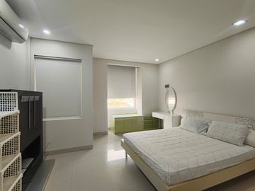 Ss.3871 - Murah !! Disewa Rumah Siap Huni 6x20 Minimalis Hadap Selatan Jalan 3 Mobil di Kelapa Puan