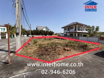 Vacant land, 100 sq.wa., Royal View Village, Chiang Mai-Hang Dong Road, Ban Khong Khao Road, Hang Dong, Chiang Mai.