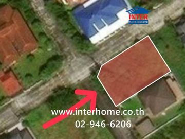 Vacant land, 100 sq.wa., Royal View Village, Chiang Mai-Hang Dong Road, Ban Khong Khao Road, Hang Dong, Chiang Mai.