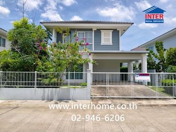 Two-story detached house, 50.4 sq.wah, Villaggio Bangna Village, Soi ABAC, Bangna-Trat Road, Rattanakosin 200 Years Road, Bang Bo, Samut Prakan.
