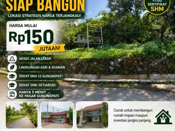 Kavling SHM Mulai Rp150 Jutaan – Dekat SMA 12, SMK Setiabudi & 5 Menit ke Pasar Gunungpati