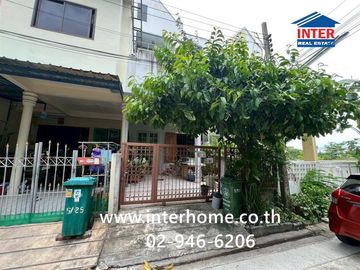 3-story townhome, 25 sq.wa., Lalin Green Ville Srinakarin Village, Soi Sridan 22, Srinakarin Road, Bang Phli, Samut Prakan.