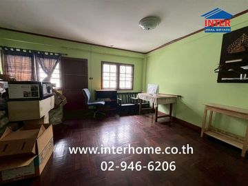 3-story townhome, 25 sq.wa., Lalin Green Ville Srinakarin Village, Soi Sridan 22, Srinakarin Road, Bang Phli, Samut Prakan.