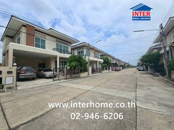 Two-story semi-detached house, 41.9 sq.wah, Pattanasiri The Pride Phahonyothin-Lam Luk Ka Village, near Lotus Lam Luk Ka, Khlong 2, Lam Luk Ka Road, P