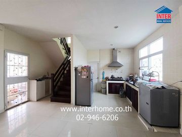 Two-story semi-detached house, 41.9 sq.wah, Pattanasiri The Pride Phahonyothin-Lam Luk Ka Village, near Lotus Lam Luk Ka, Khlong 2, Lam Luk Ka Road, P