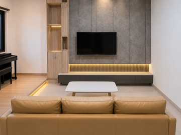 Rumah Modern Permata Biru Kelapa Gading 6x20 120m2 3KT SHM Rapi
