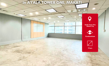 Office Space for Lease – Ayala Tower One, Makati | 97 sqm, 15th Floor, Overlooking Paseo de Roxas