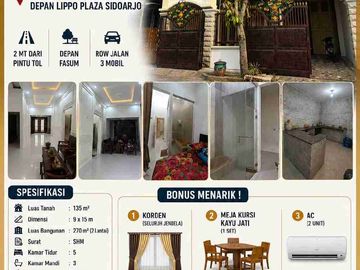 Turun Harga Mutiara Regency, Selangkah Ke Lippo Plaza, Sidoarjo Kota