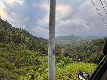 Tanah dengan view gunung agung dan perbukitan