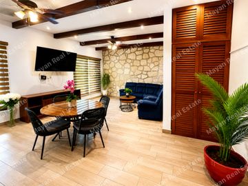 Departamento 2 recámaras en Playa del Carmen el cielo residencial amueblado