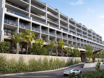 DEPARTAMENTO DE LUJO EN VENTA CON BEACH CLUB PRIVADO, AREA COMERCIAL, DE 1 Y 2 RECAMARAS, PLAYA DEL CARMEN