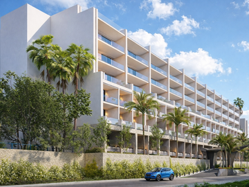 DEPARTAMENTO DE LUJO EN VENTA CON BEACH CLUB PRIVADO, AREA COMERCIAL, DE 1 Y 2 RECAMARAS, PLAYA DEL CARMEN