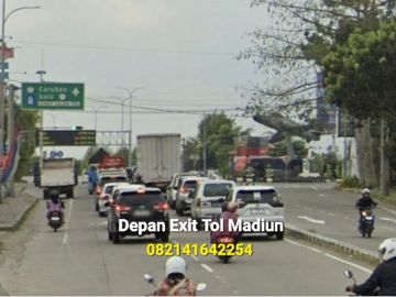 (H) Tanah LD 133 mtr, Dpn Gerbang TOL MADIUN, Lokasi Baguss