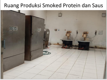 Dijual Gudang/Pabrik Central Kitchen Eksis Curug Tangerang Lokasi Strategis Siap Pakai
