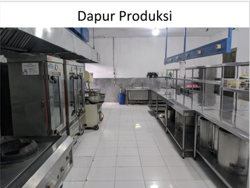Dijual Gudang/Pabrik Central Kitchen Eksis Curug Tangerang Lokasi Strategis Siap Pakai