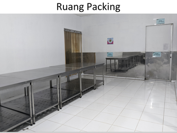 Dijual Gudang/Pabrik Central Kitchen Eksis Curug Tangerang Lokasi Strategis Siap Pakai